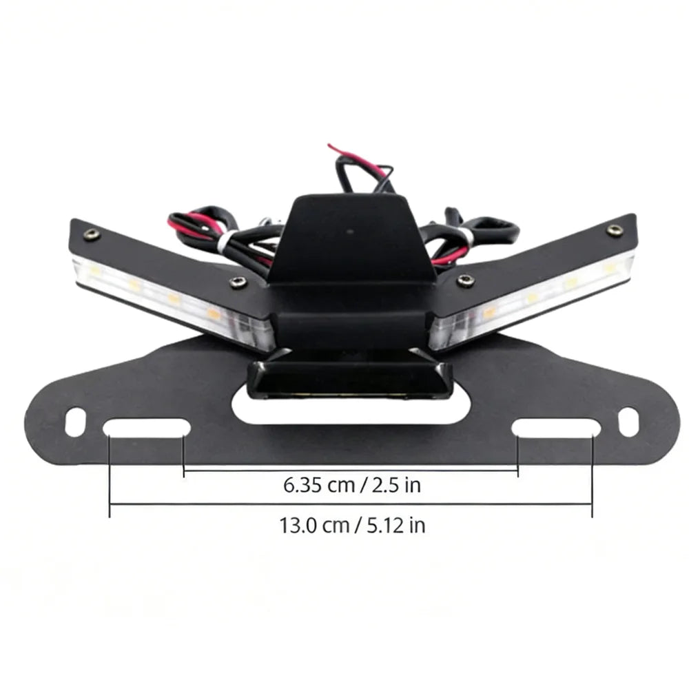 12V DC LED Motorcycle Rear Fender Eliminator Kit Tail Tidy Rear Fender License Plate Holder For Ducati Panigale V4 2018-2021