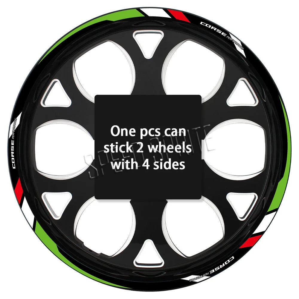 Wheel Sticker Rim Decal Hub Stripe Tape Accessories For Ducati monster 696 821 937 diavel multistrada 1260 1200 panigale v4 848