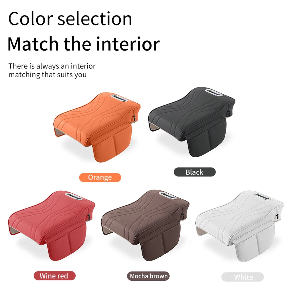 Center Thicken Armrest Box For Rox 01 Polestones 01 2023 2024 Protective Cover Height Pad Tissue Box Storage Car Armrest Pad