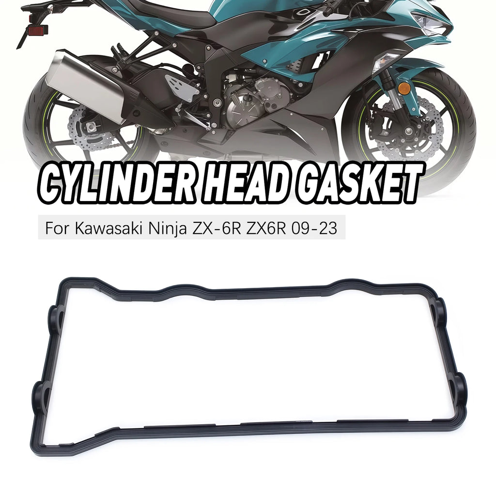 Motorcycle Cylinder Head Cover Gasket For Kawasaki Ninja ZX-6R 2009 2010 2011 2012 2013 2014 2015 2016-2025 11061-0375 Parts