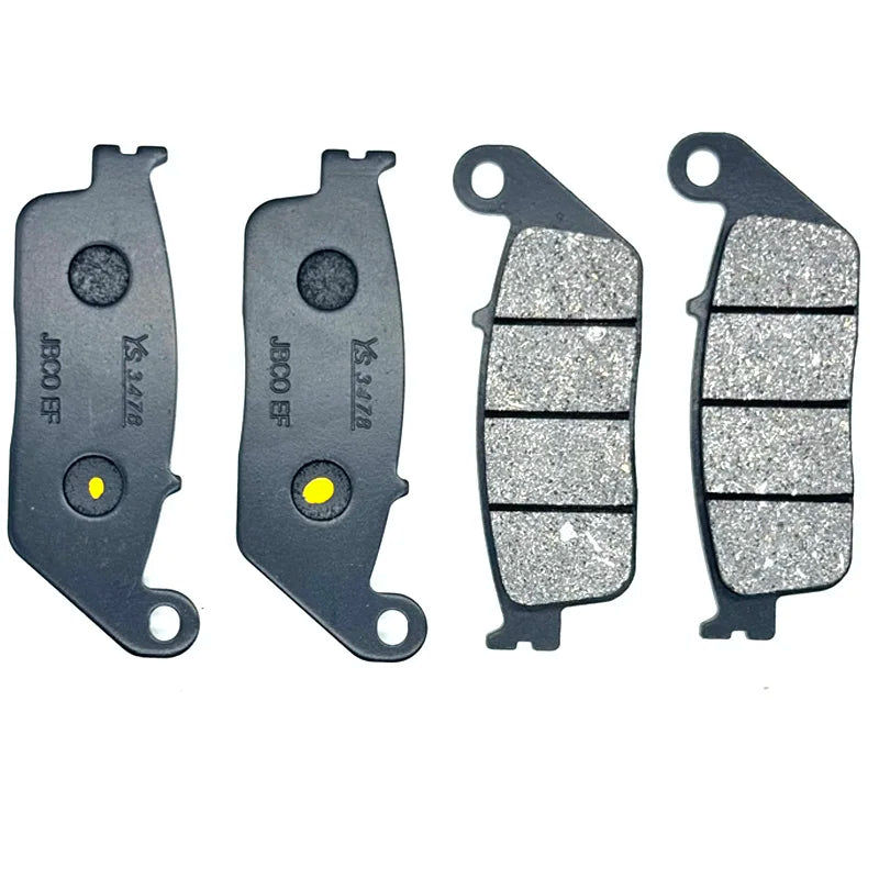 Motorcycle Front & Rear Brake Pads For KAWASAKI ER650 Z650 18-25 Z650 RS 22-25 / ABS	22-23 EX650 Ninja 650 17-24 / ABS 17-18