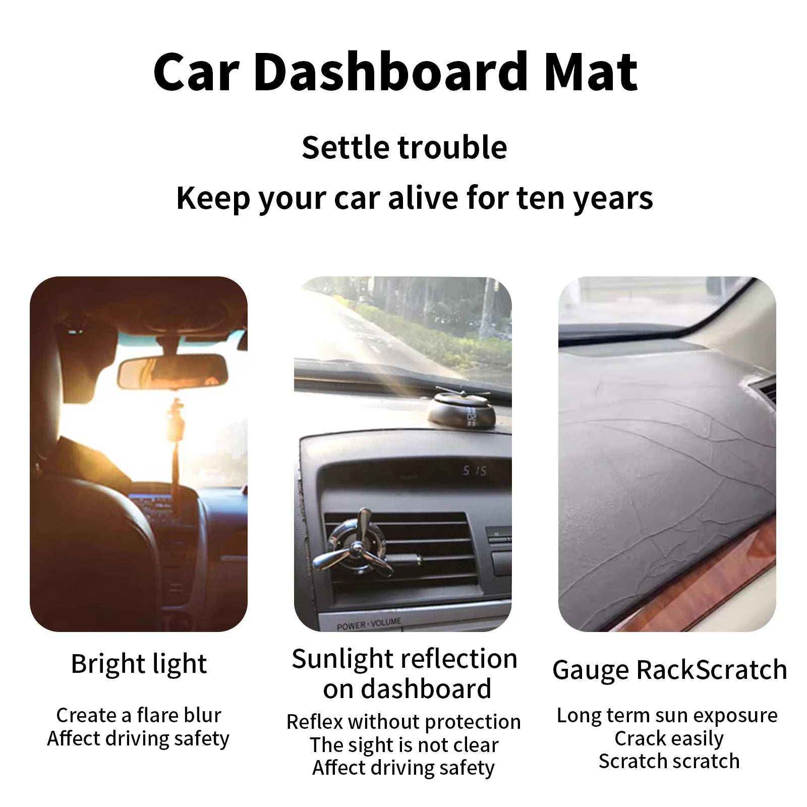 fit for BYD Seagull ATTO 1 Dolphin Surf 2025 2026 DashMat Sunshade Car Protective Carpet Accessories Dashmat Dashboard Cover Pad