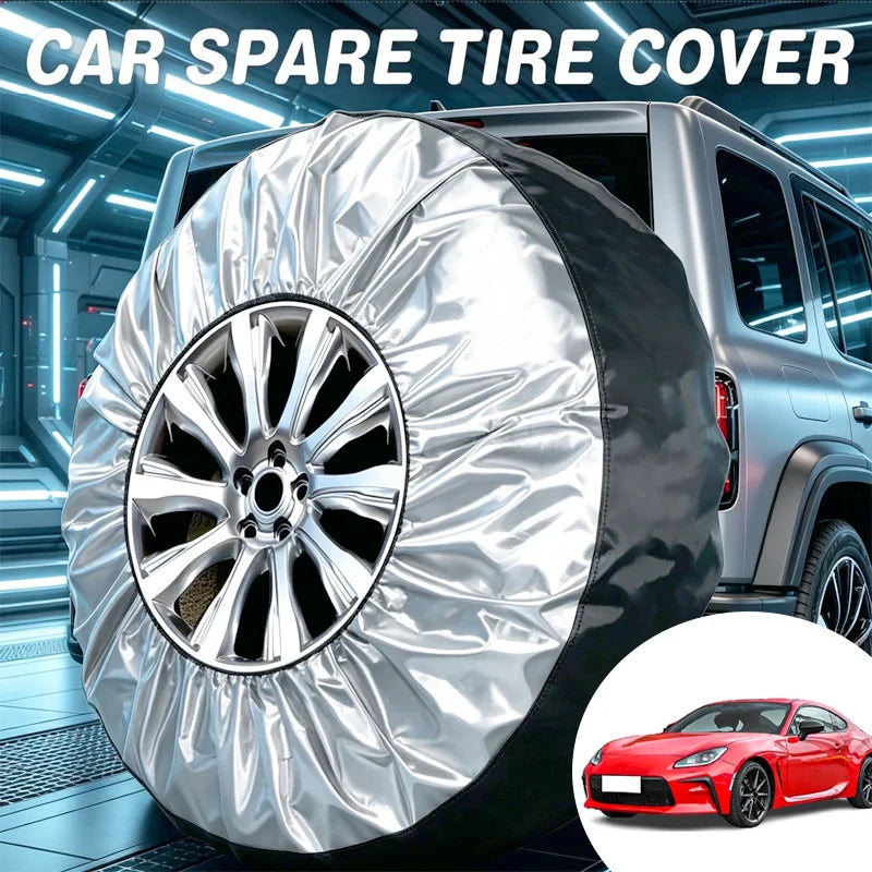 For Toyota Camry Corolla RAV4 Hilux Fortuner Yaris Land Cruiser 4PCS Car Tire Cover Spare Wheel Dustproof Protector