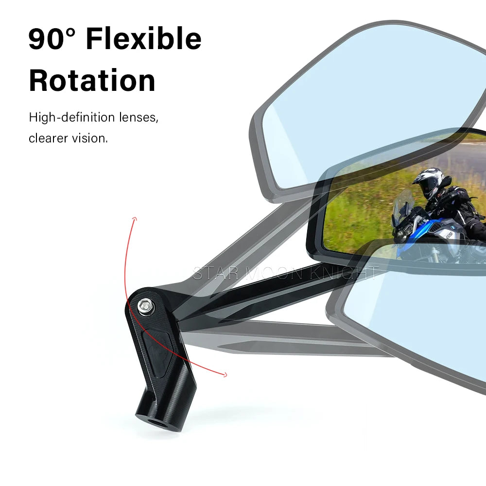 HD Enhance vision Side Mirror For BMW F850GS Adventure F 750 GS R 1300GS R1250GSA R 1250 GS Foldable Rearview Mirror Accessories