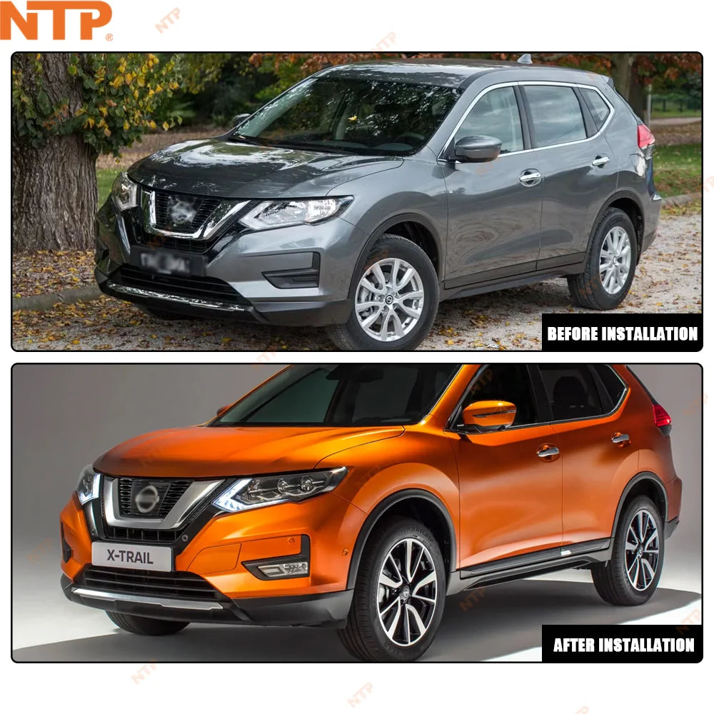 For NISSAN ROGUE X-TRAIL 2017 2018 2019 2020 LED Fog Light Kit Compatible with Models Version Automotive Lighting Accessories