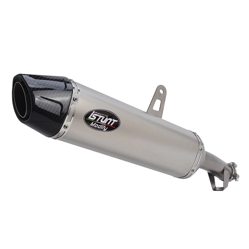 For Honda CRF1100L Africa Twin Adventure Sports 2020 - 2023 Motorcycle Exhaust Escape System Mid Link Pipe With Carbon Muffler
