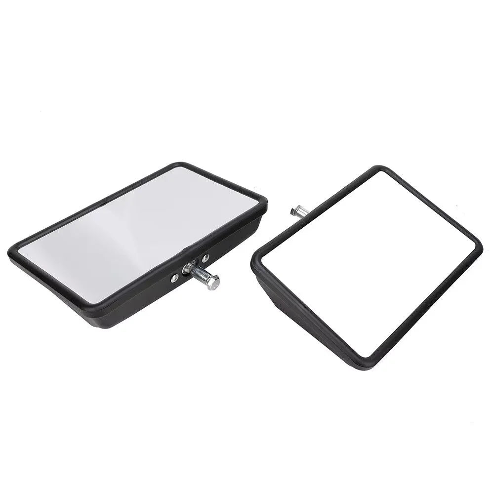 New Pair Door Mirror Heads Fits For Toyota Landcruiser 70 75 78 Hilux Ute Black