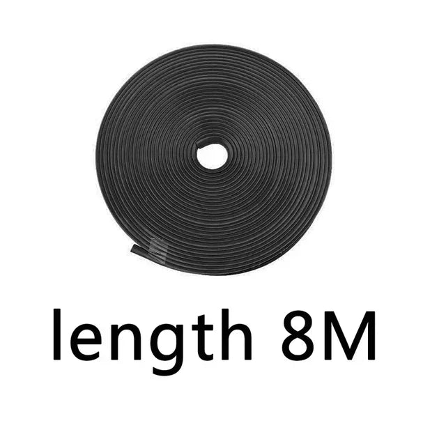 Universal 8M Car tires Styling Mouldings Rim Protect Strip Wheel Edge Protector Car Wheel Sticker Tire Protection Care Covers