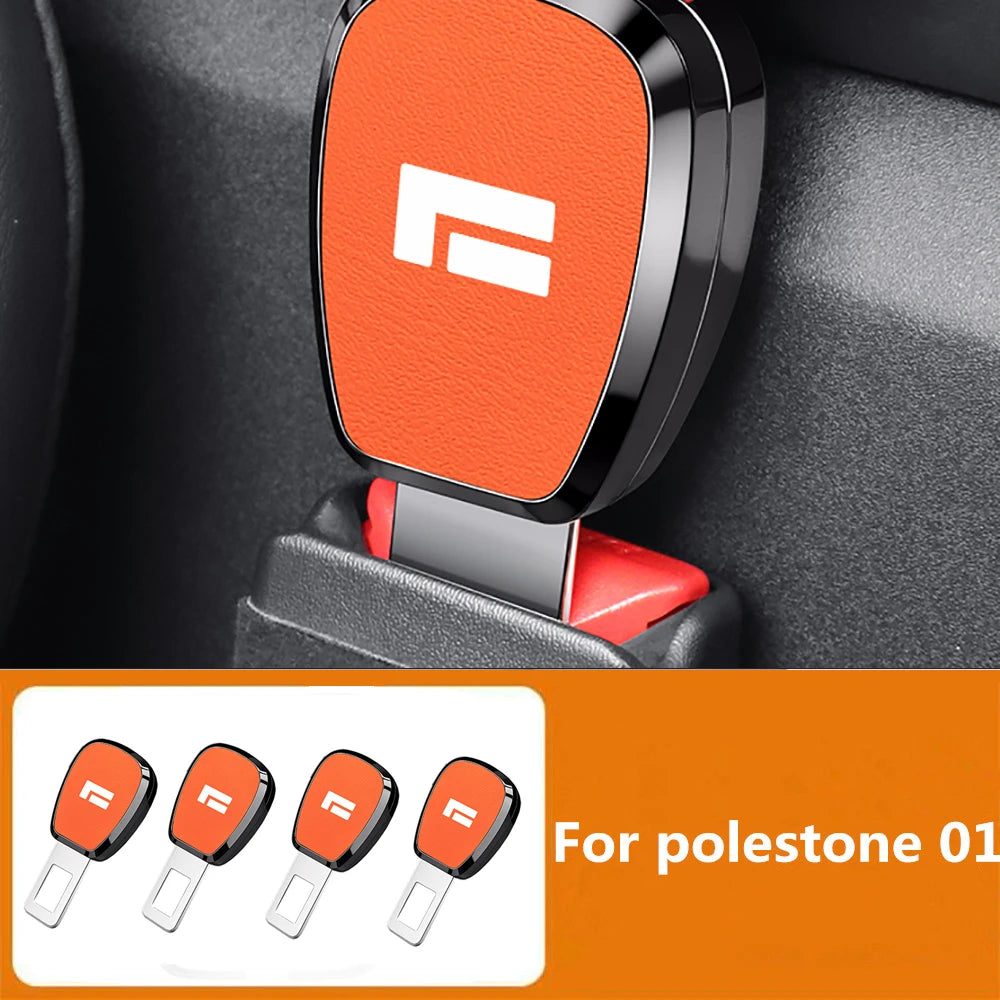 Car Seat Belt Extension Buckle Aluminum Alloy Clip Buckle Fit For BAIC JISHI polestone 01 Rox 01 Interior Modified Accessories