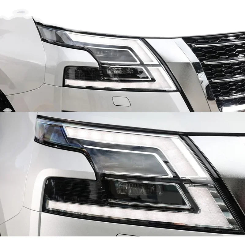 For Nissan Patrol Armada 2020 2021 2022 Car Headlight Shell Headlamp Cover Replace Lamp Shade Headlamp Lens Glass