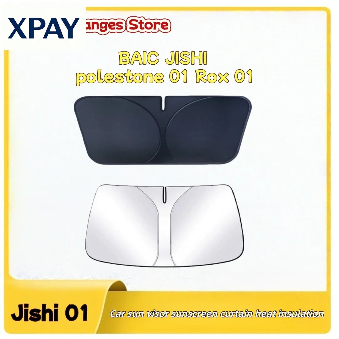 Car New For BAIC Jishi polestone 01 Rox 01 2025+ Car Windshield Sunshade Cover Anti UV Protection Auto Parts Accessories