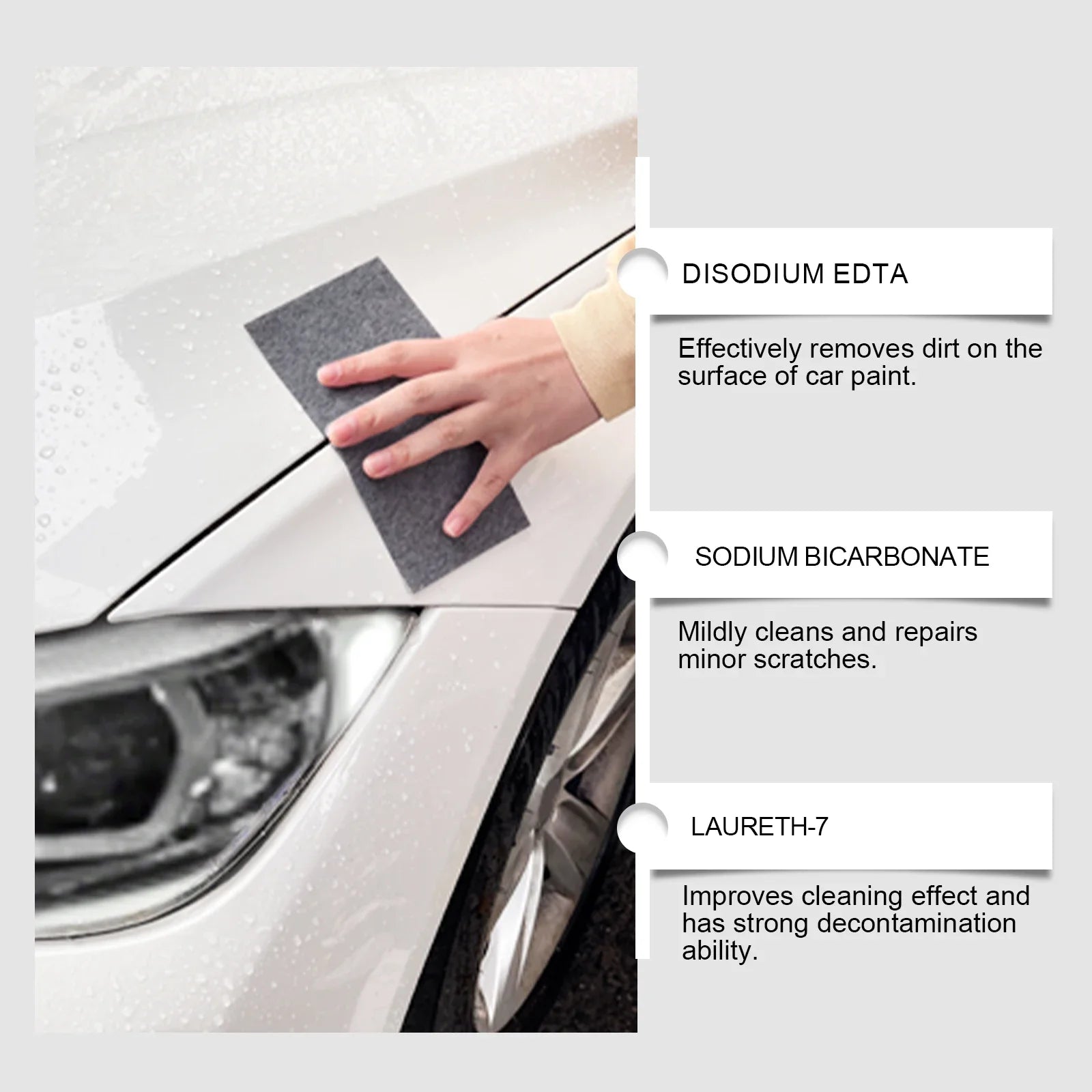60g Car Scratch Remover Nano Flash Cloth Kit Auto Compound Polishing Anti Scratch Cleaner Cream Auto Polishes Care Repair Tool