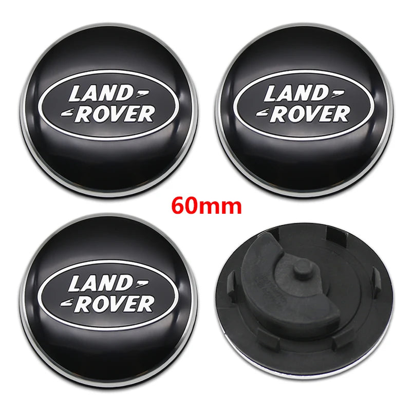 4Pcs 60mm Floating Wheel Center Caps Hub Cover For Land Rover Range Rover Discovery Evoque Sport Defender Velar Premium Pro