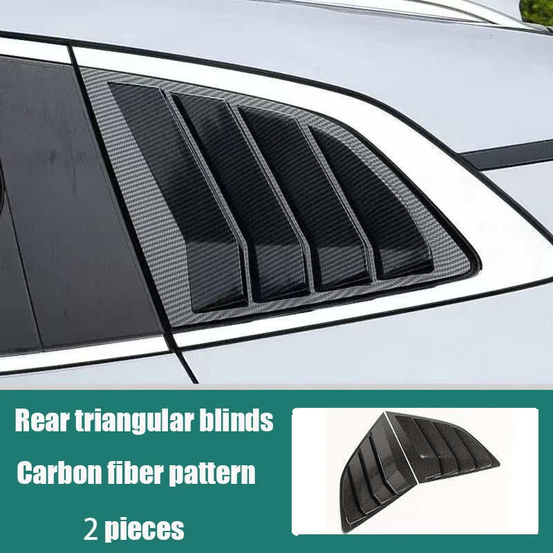 For BYD Sealion 6 Seal U Song Plus DM-i EV 2020 2024 Rear window Rear triangular blinds decorative frame Exterior modification