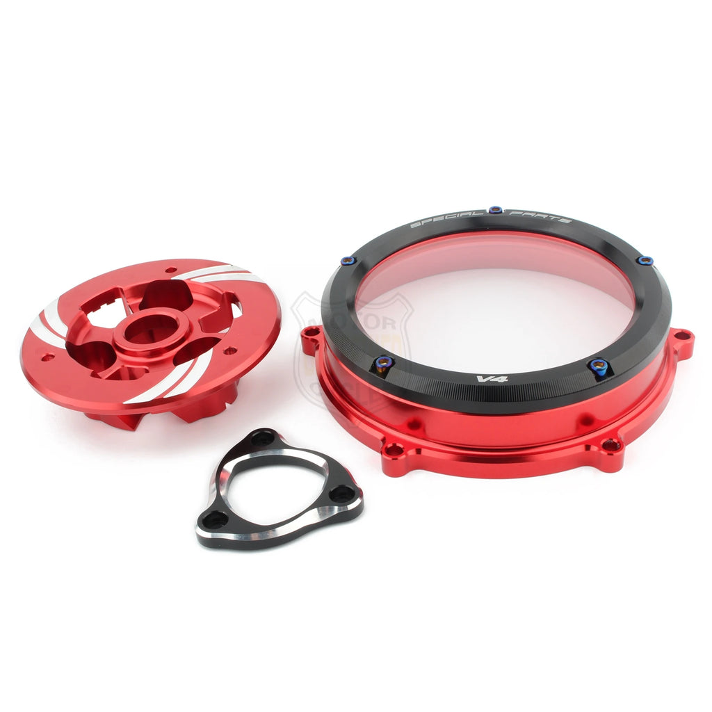 For Ducati Panigale 959 1199 1299 2012-2015 R/S 2020 -2021 Engine Clear Clutch Cover Motorcycle Waterproof Protector Guard