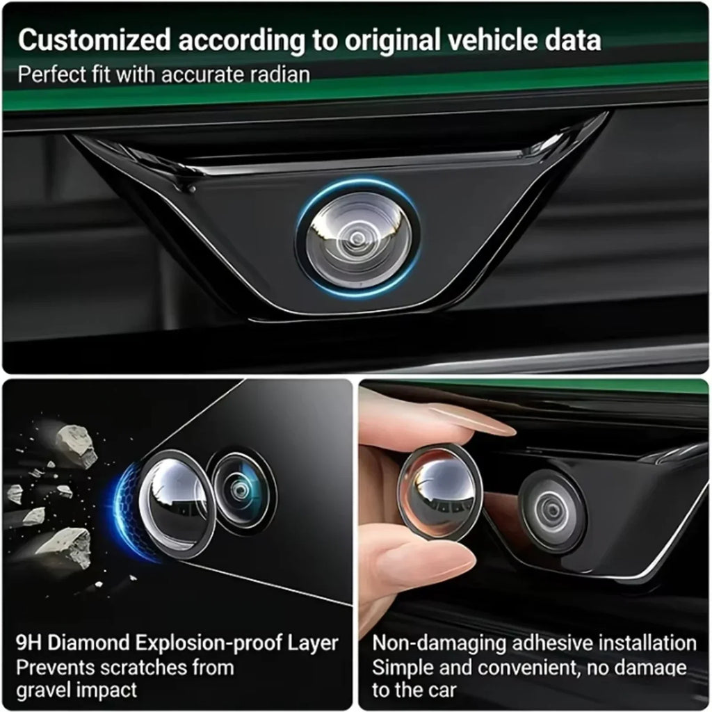 For BYD Leopard 5 8 Denza B5 B8 Ti 3 Ti 7 Car Camera Protection Cover 360° Panoramic Anti-fog Function Camera Lens Cover