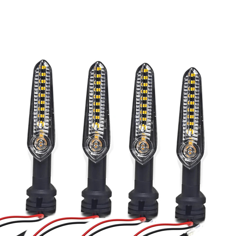 MT-07 MT-09 إشارة انعطاف LED لـ Yamaha YZF R6 R1 R3 R7 R9 R15 MT07 MT09 T7 TRACER 700 900 9/GT XSR 700 XJ6 FZ1