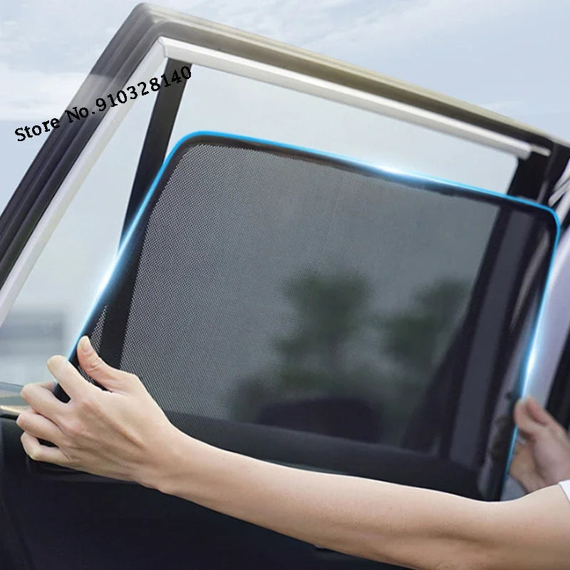 For Polestones 01 ROX 01 2024 2025 Car Sunshade Mesh Sunshield Side Window Sun Visor Sunscreen