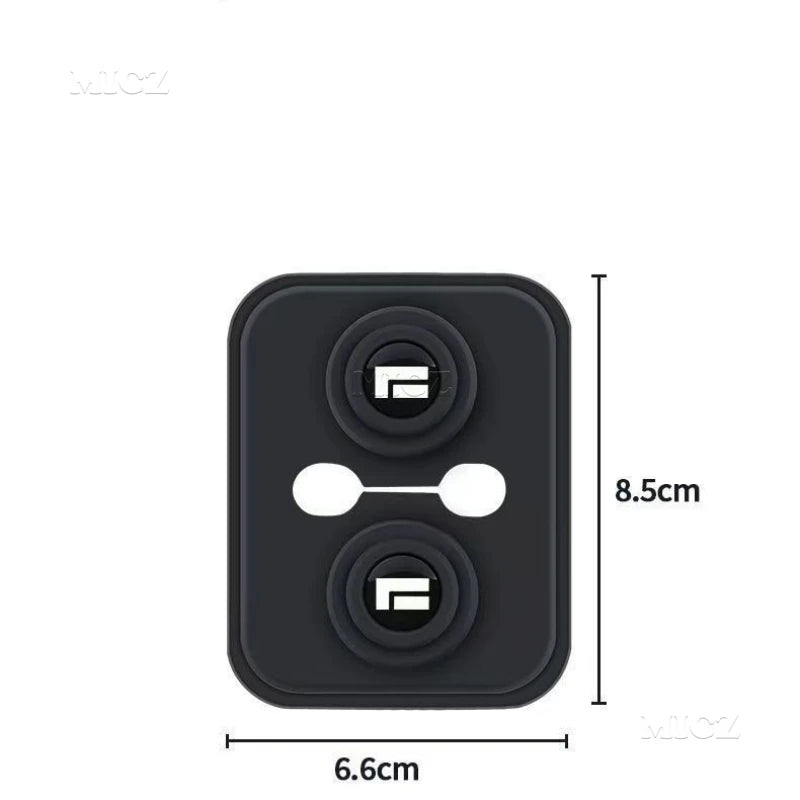 For ROX 01 Polestones 01 2023 2024 2025 Car Protect Door Mute Damping Cushion Silicone Lock Buckle Cover Pad Absorber Auto Parts