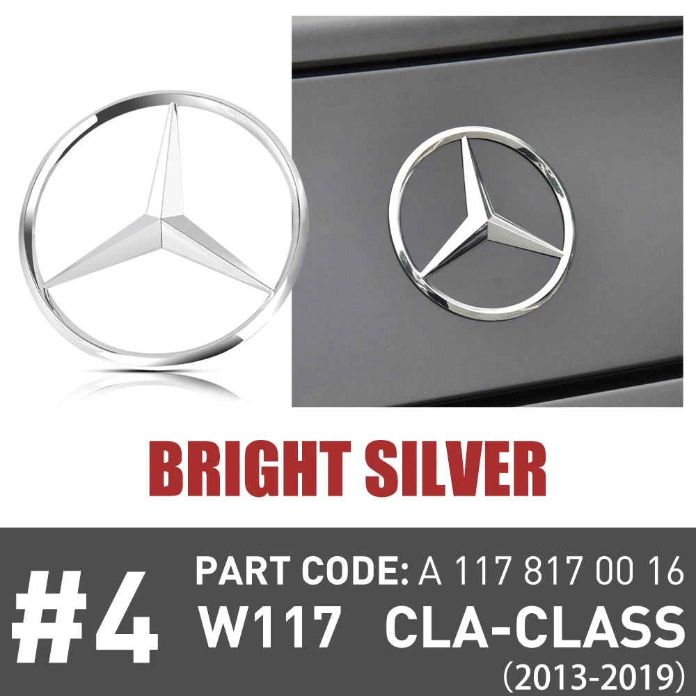 Car Original Rear Trunk Label Stickers Decor For Mercedes-Benz W117 CLA180 2015 2017 CLA200 2013-2019 CLA250 CLA45 AMG 2014-2019