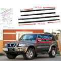1 Kit Black Moulding Window Door Belt Line Shell for Nissan Patrol Y61 1995-2005 Weatherstrip Protect Rubber Seal 82820-VB000