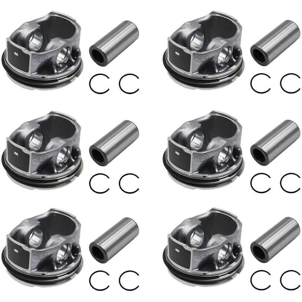 Engine piston kit For LAND ROVER DISCOVERY RANGE ROVER VELAR JAGUAR F-PACE F-TYPE XE XF 3.0L 3.0 L T V6 GAS 12-21 LR041639 306PS
