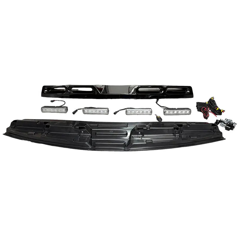 Off Road 4x4 Accessories Roof Top Light Bar Roof Spoiler With 4 LED DRL Lamp For 2020-2025 Land Rover L663 Defender 90 110 130