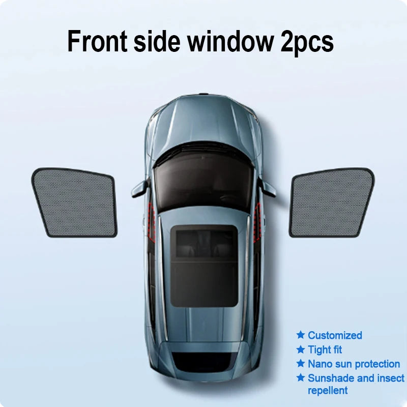 Cover For Leopard 8 BYD Denza B8 Fang Cheng Bao 8 2024-2026 Window Mesh Sunshade Side Shield Windshield Curtain Auto Accessories
