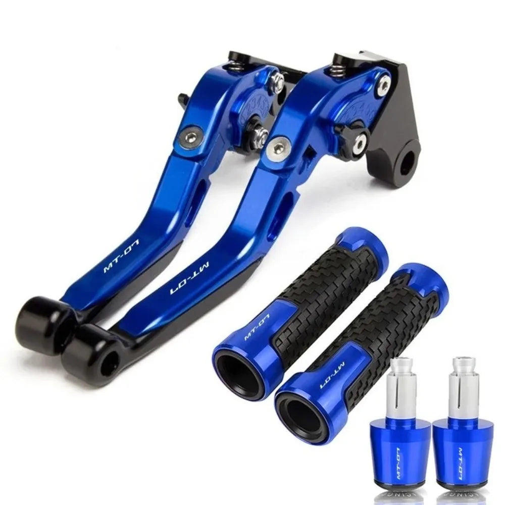 Motorcycle CNC Adjustable Folding Extendable Brake Clutch Levers Handle For Yamaha MT-07 FZ-07 MT 07 FZ07 MT07 FZ 07 2014-2025