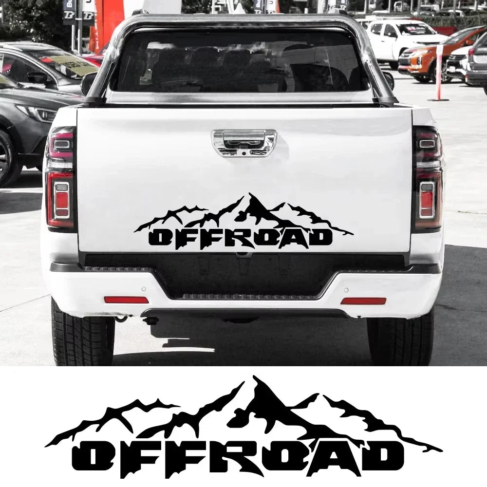 Off Road Car Sticker Truck Pickup Door Vinyl Decal DecorationAccessories For Isuzu Dmax Ford Ranger F150 Toyota Hilux GWM 4x4