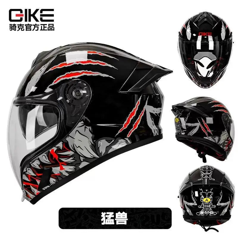 Motorcycle Flip Up Helmet Dual Sunvisor DOT Cascos Full Face Helmet for Adventure Motorcycle Street Sport Bike Helmet M-XXL