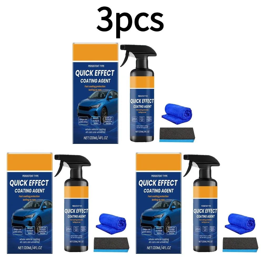 Automotive Paint Coating Agent Spray 120ml Ceramic Shine Liquid Polish Nano Protection Shield for Car Exterior Care Tools 1/5PCS