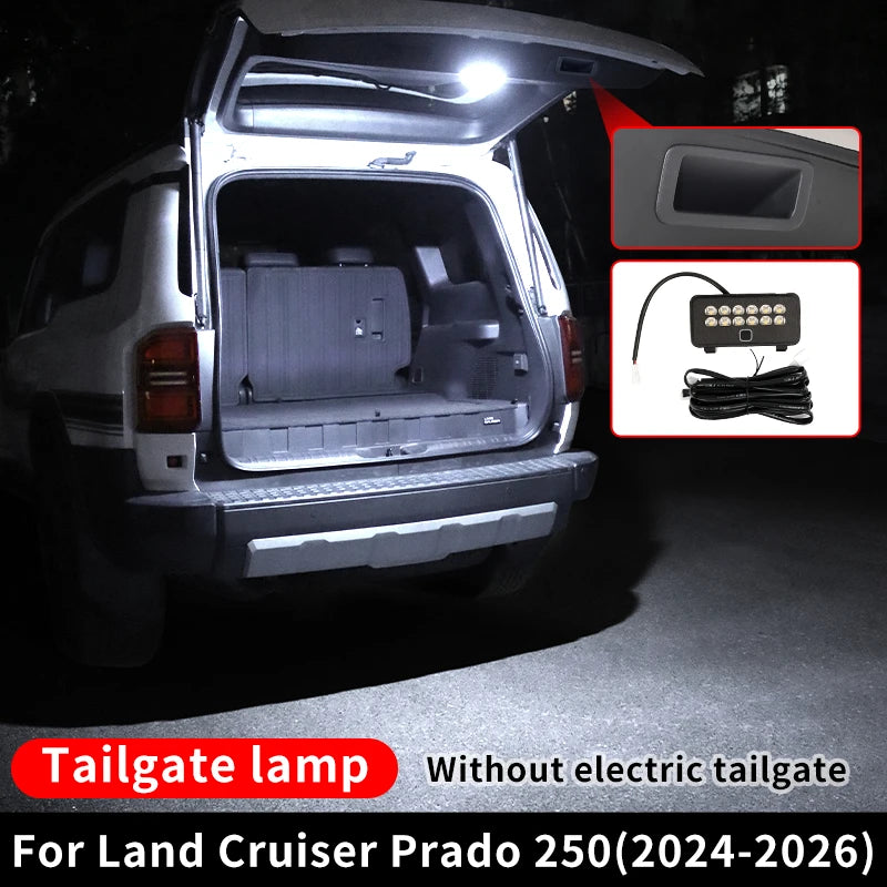 For Toyota Land Cruiser 250 2024-2025 Prado LC250 Lexus gx550 550h Tailgate Illuminating Light Upgraded Modification Accessories