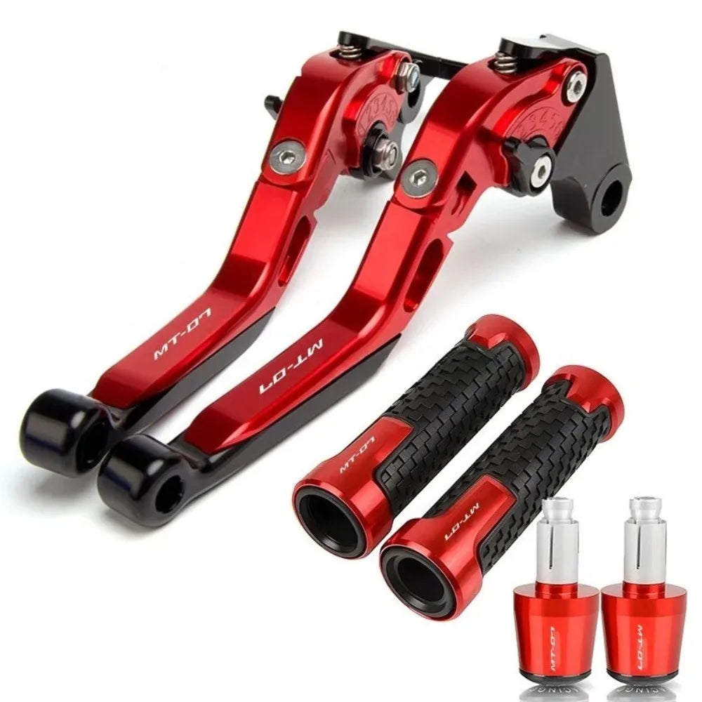 Motorcycle CNC Adjustable Folding Extendable Brake Clutch Levers Handle For Yamaha MT-07 FZ-07 MT 07 FZ07 MT07 FZ 07 2014-2025