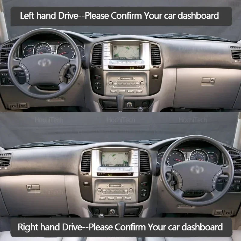 For Toyota Land Cruiser LC100 2002 2003 2004 2005 2006 2007 Dashboard Cover Dash Board Mat Carpet Pad Shade Cape Blanket