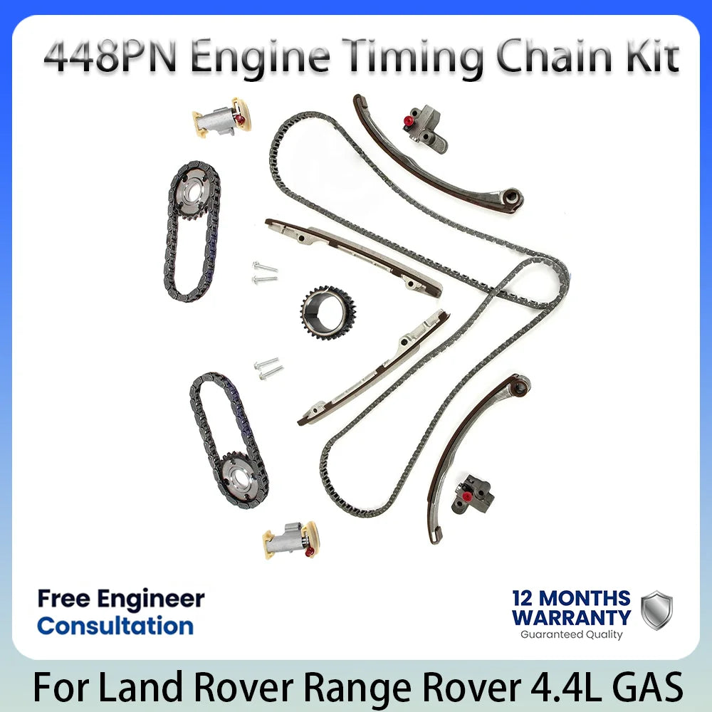 Timing Chain Kit OE LR002235 For Land Rover 448PN 4.4L 4.4 L T GAS Engine Timing System Overhaul Replacement Spare Parts 05-13