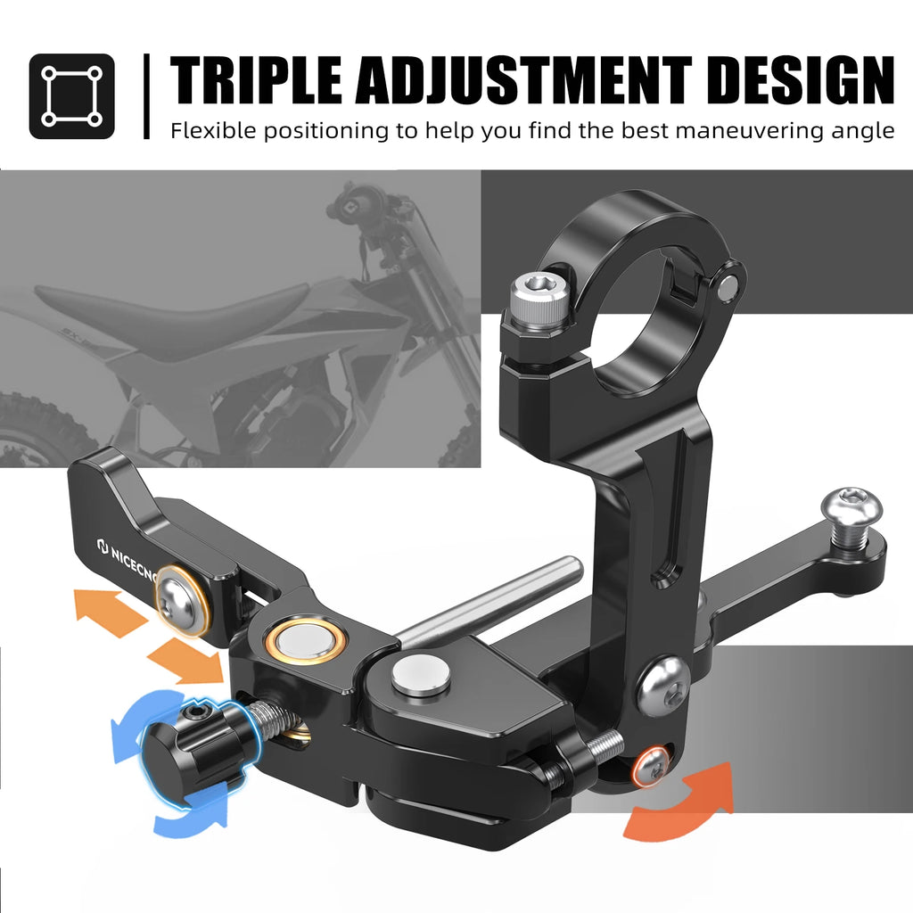 Universal For KTM 690 Enduro R Husqvarna 701 Supermoto 22mm Handlebar Left Thumb Brake Assembly For Yamaha Tenere 700 XTZ07 T700