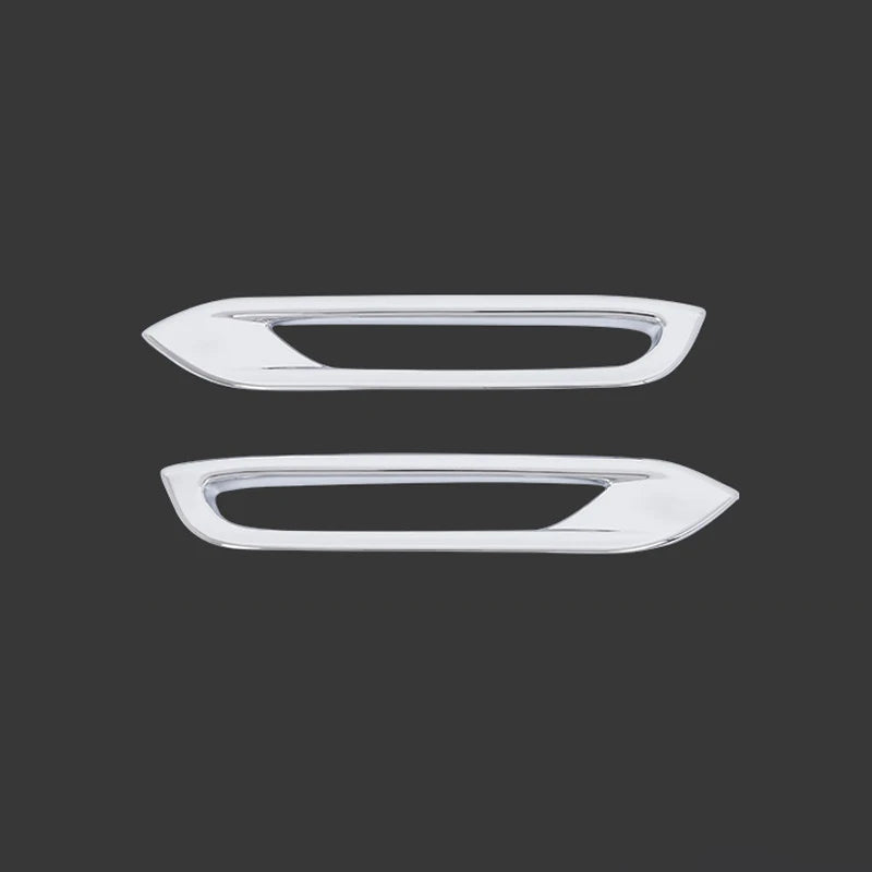 Silver ABS Car Bumper Reflector Front Rear Fog Lamp Trim Protection Cover Stickers Accessories For Nissan Qashqai J11 2019 2020