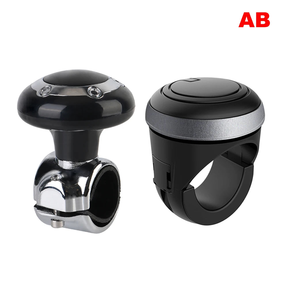 Labor Saving Control On The Car Steering Wheel Turning Ball Handle Rotary Steering Wheels Spinner Knob Steering Wheel Booster