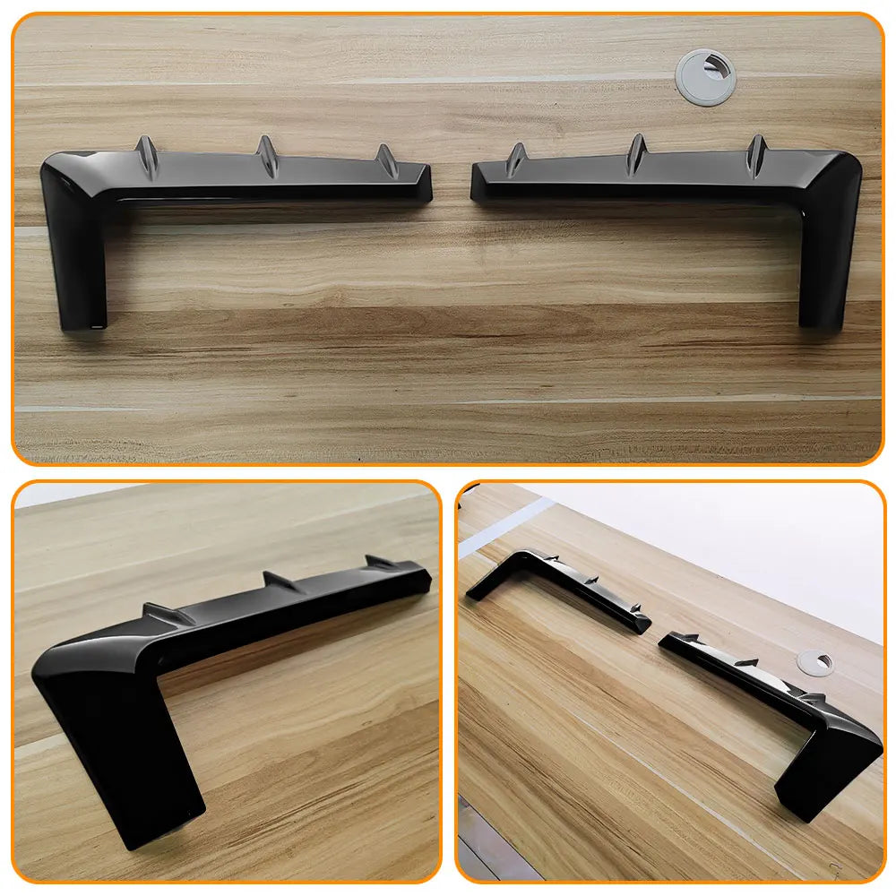 Fog Light Eyebrows Strips Sticker Lip Diffuser Spoiler Front Bumper Splitter for Land Rover Defender 2020 -2025 Body Kit