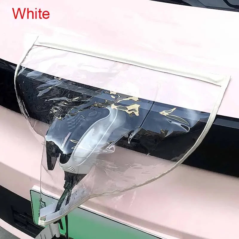 غطاء منفذ شحن سيارة الطاقة الجديدة المقاوم للماء غطاء مسدس الشحن للحماية من المطر لسيارات ROX 01 GEELY GALAXY L7 E5 EX5 E8 M9 GEOME STARRAY EM-i