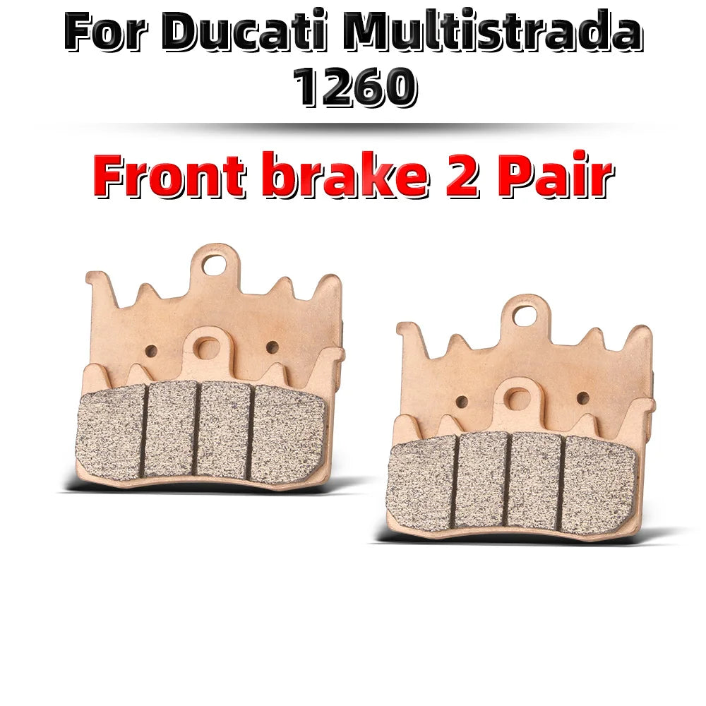 MRRANGT Motorcycle Metal Sintered Brake Pads Fit For Ducati Multistrada 950 S 1260 Panigale EVO 1098 1198 848 07-12 1199 12-15