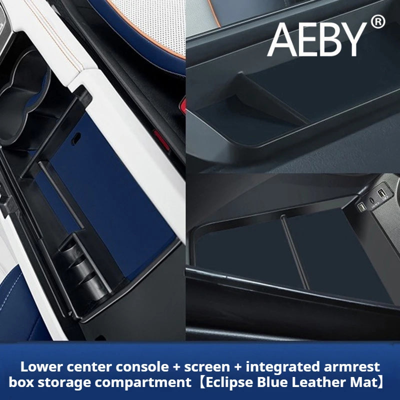 AEBY For BYD Seal U DM-i 2020 2021 2022 Car Center Console Storage Box Cup Holder  Organizer Tray Anti-Dust Interior Accessories