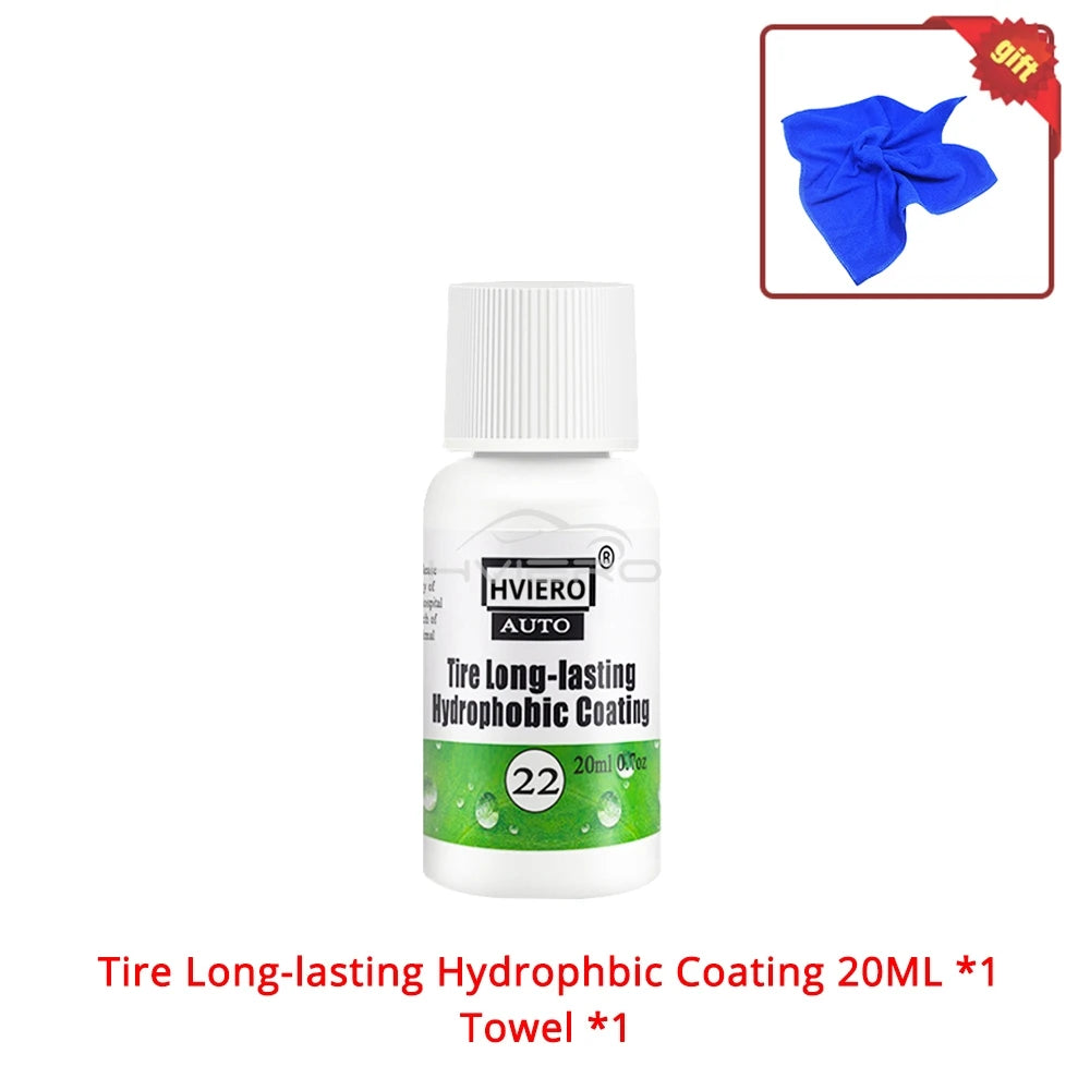 20ml/50ml/100ml Car Leather Refurbish plastic wash Tire Hydrophobic Coating Cleaning Agent Polishes Care Tools Auto Accessories