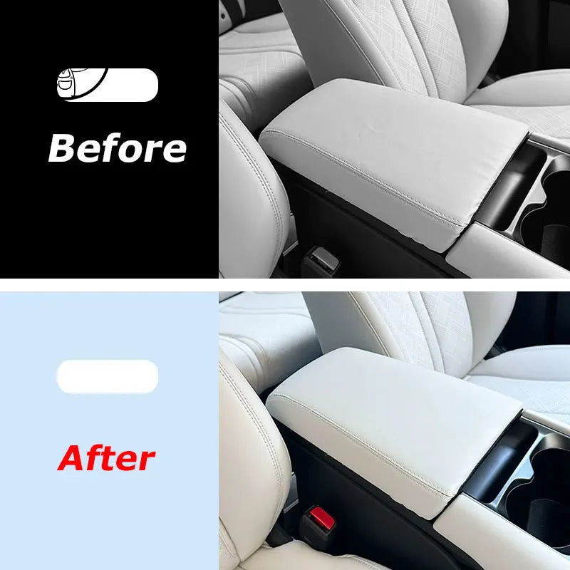 For BYD Yuan Pro Yuan UP EV 2024 2025 Car Styling Armrest Leather Cover Gearshift Cover Armrest Protective Cover Accessories
