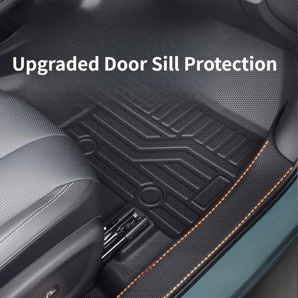 TPE Full Coverage Car Floor Mats, Interior Modification Parts Specially for BYD Song PLUS EV/DM-i 2023-2026 Custom Floor Mats