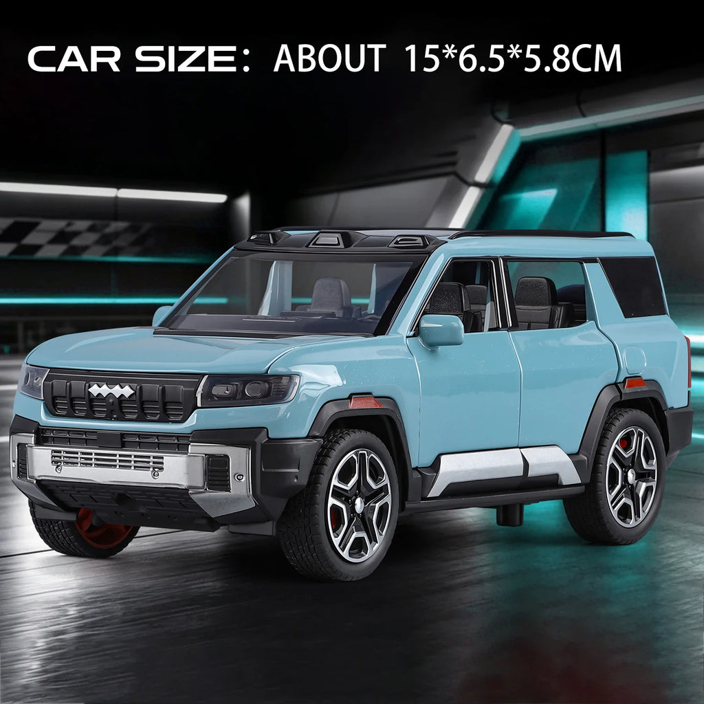 1:32 BYD Leopard 8 Yangwang U9 Diecast Alloy Model Toys Car Doors Can Be Opened Rear Wheel Return Force Vehice Fashion Ornaments