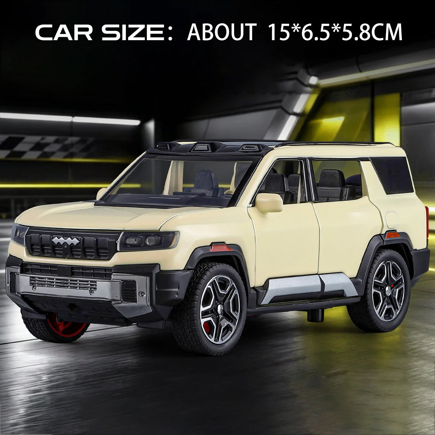 1:32 BYD Leopard 8 Yangwang U9 Diecast Alloy Model Toys Car Doors Can Be Opened Rear Wheel Return Force Vehice Fashion Ornaments