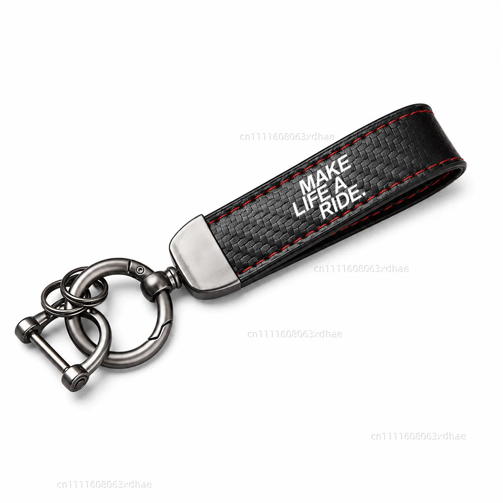 High-Grade Leather Motorcycle Keychain Holder Keyring Accessories For BMW R1200GS R1250GS R 1200GS R1250 GS R 1250 LC ADV