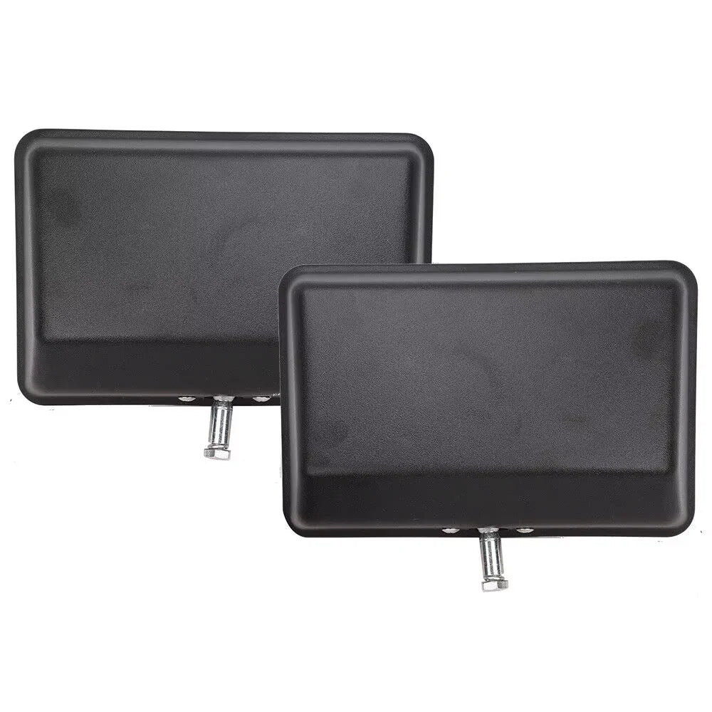New Pair Door Mirror Heads Fits For Toyota Landcruiser 70 75 78 Hilux Ute Black
